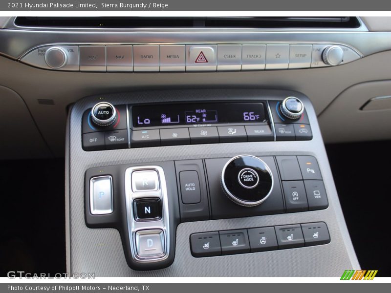 Sierra Burgundy / Beige 2021 Hyundai Palisade Limited