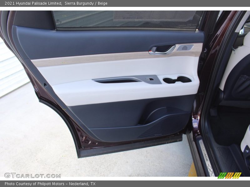 Sierra Burgundy / Beige 2021 Hyundai Palisade Limited