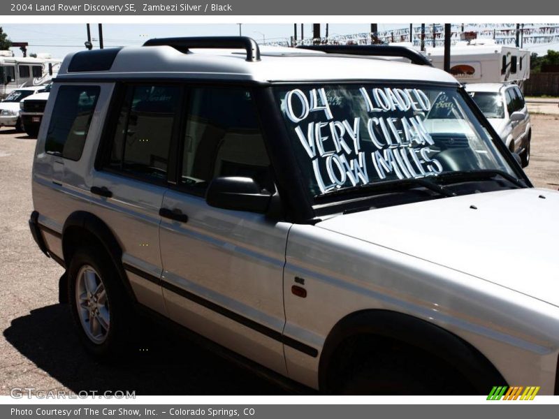 Zambezi Silver / Black 2004 Land Rover Discovery SE