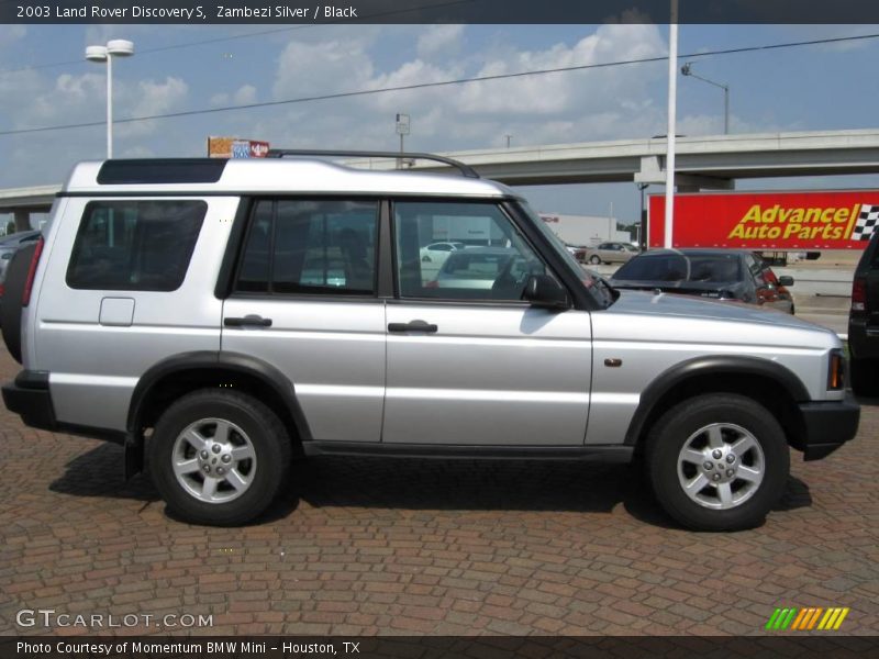 Zambezi Silver / Black 2003 Land Rover Discovery S