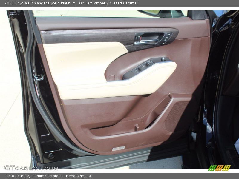 Opulent Amber / Glazed Caramel 2021 Toyota Highlander Hybrid Platinum