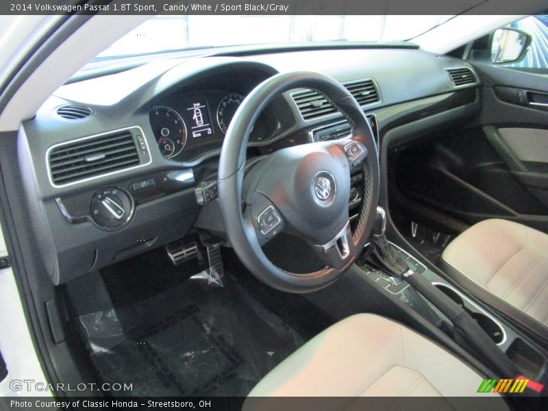  2014 Passat 1.8T Sport Sport Black/Gray Interior