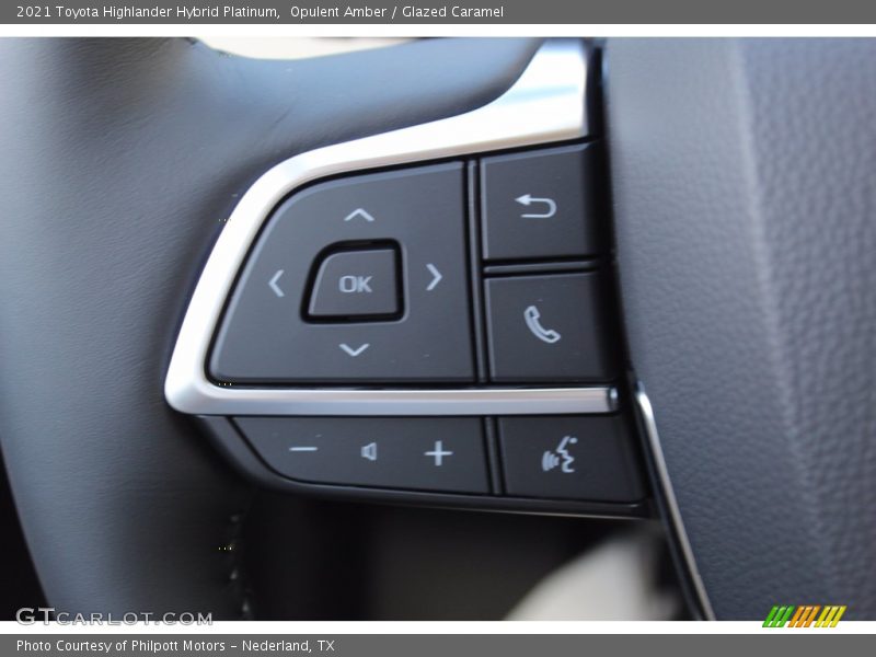 Opulent Amber / Glazed Caramel 2021 Toyota Highlander Hybrid Platinum
