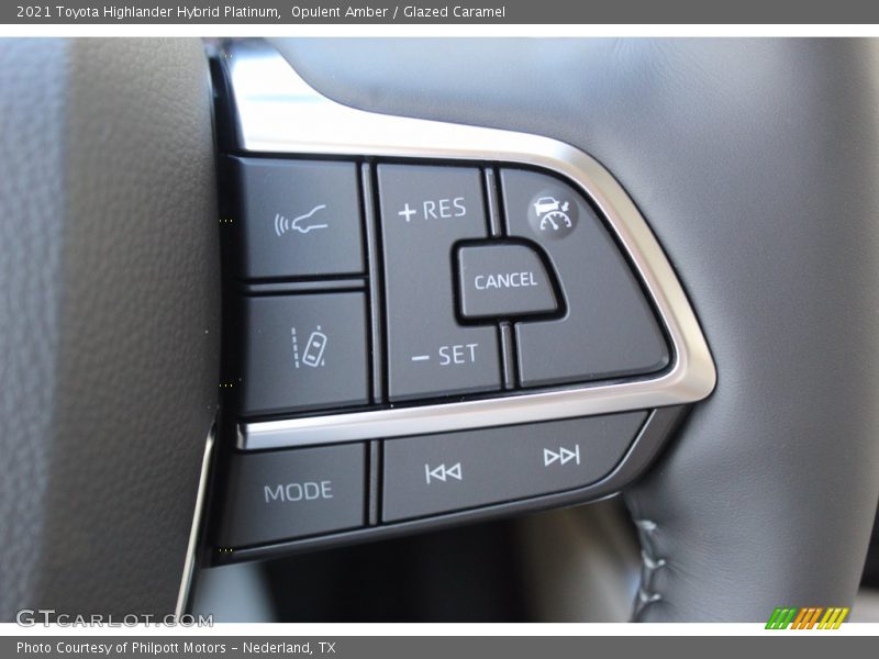 Opulent Amber / Glazed Caramel 2021 Toyota Highlander Hybrid Platinum