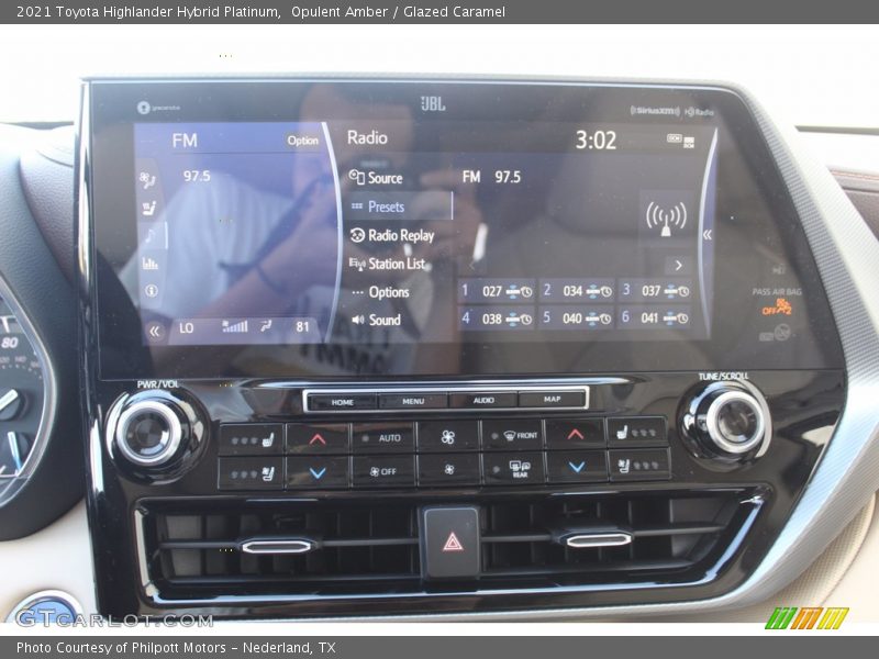 Opulent Amber / Glazed Caramel 2021 Toyota Highlander Hybrid Platinum