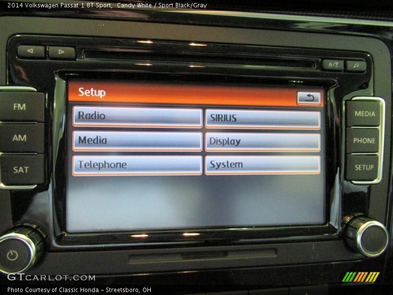 Controls of 2014 Passat 1.8T Sport