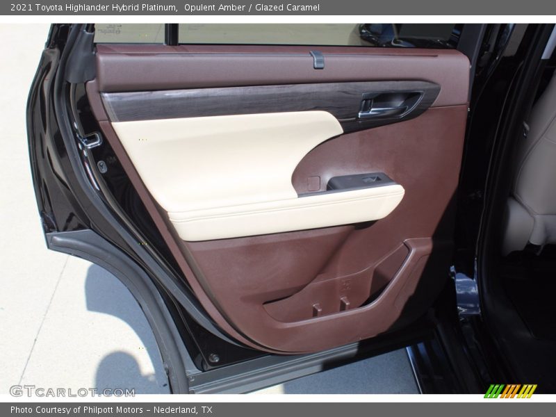 Opulent Amber / Glazed Caramel 2021 Toyota Highlander Hybrid Platinum