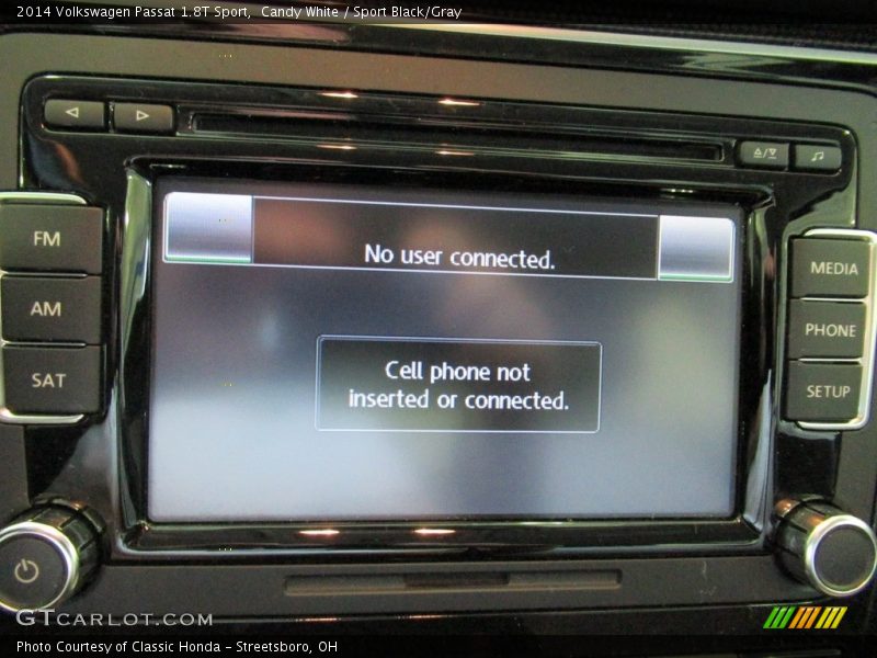 Controls of 2014 Passat 1.8T Sport