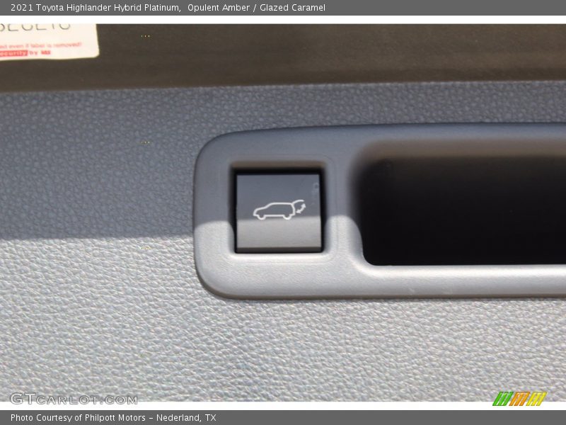 Opulent Amber / Glazed Caramel 2021 Toyota Highlander Hybrid Platinum