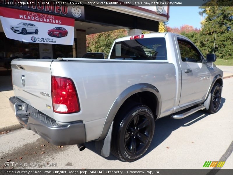  2011 Ram 1500 SLT Regular Cab 4x4 Bright Silver Metallic
