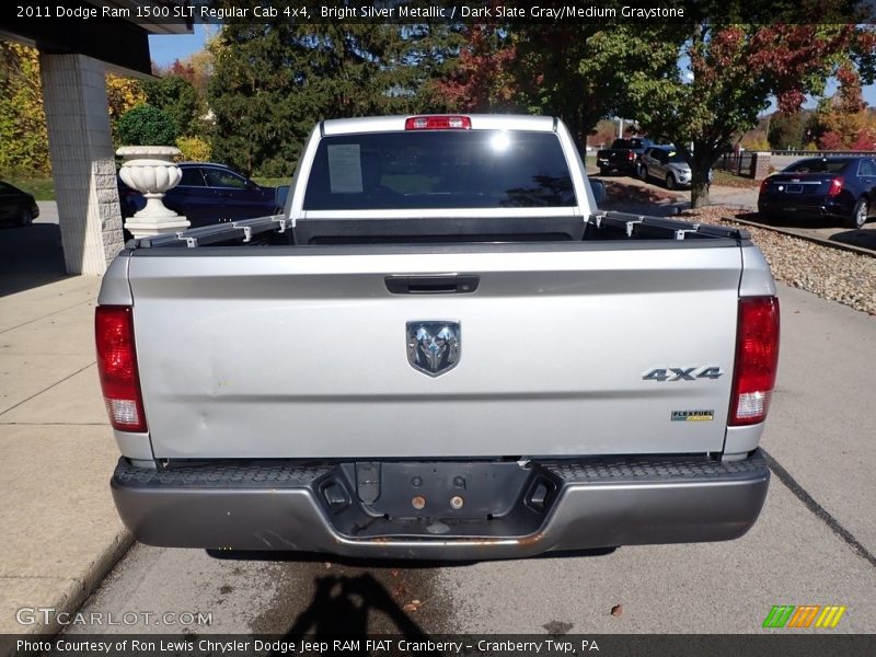 Bright Silver Metallic / Dark Slate Gray/Medium Graystone 2011 Dodge Ram 1500 SLT Regular Cab 4x4