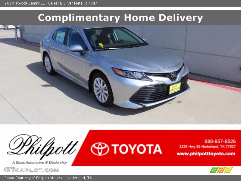 Celestial Silver Metallic / Ash 2020 Toyota Camry LE