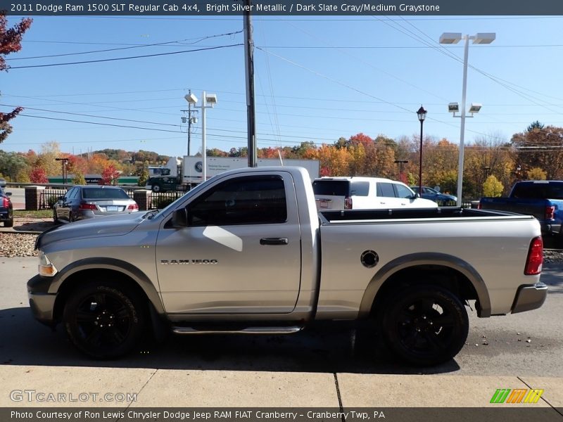  2011 Ram 1500 SLT Regular Cab 4x4 Bright Silver Metallic