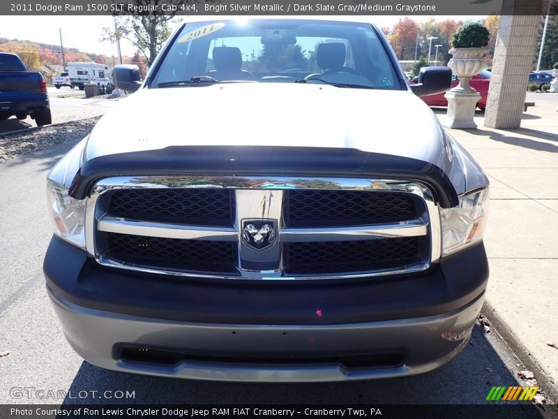 Bright Silver Metallic / Dark Slate Gray/Medium Graystone 2011 Dodge Ram 1500 SLT Regular Cab 4x4