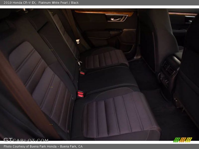 Platinum White Pearl / Black 2019 Honda CR-V EX