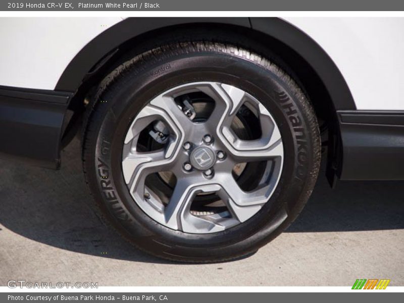 Platinum White Pearl / Black 2019 Honda CR-V EX