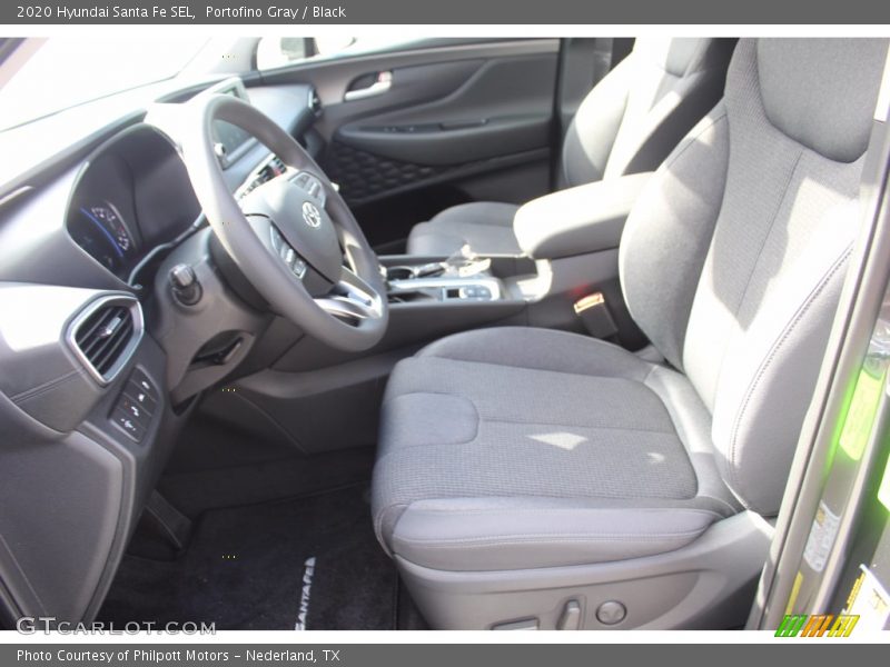 Portofino Gray / Black 2020 Hyundai Santa Fe SEL