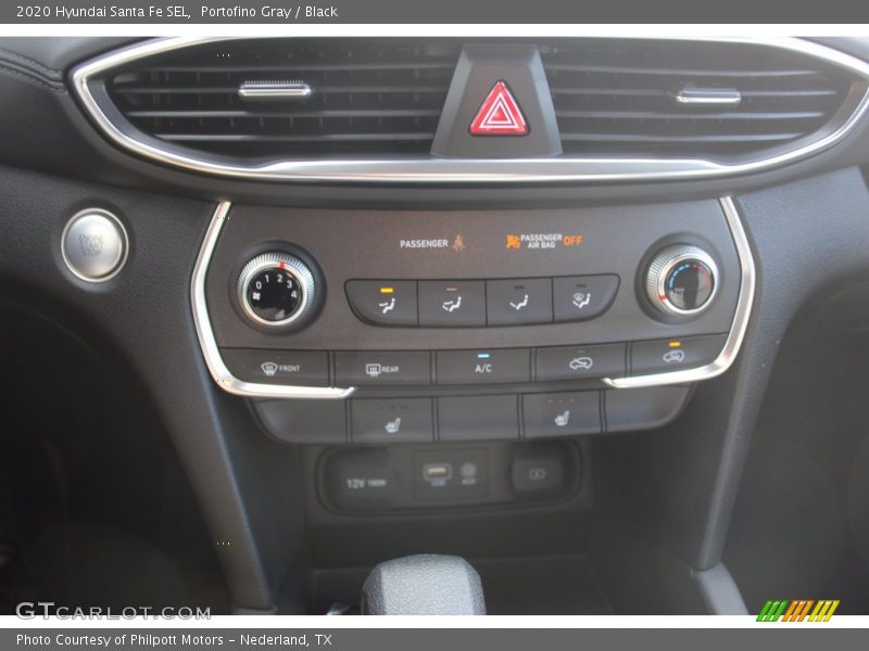 Portofino Gray / Black 2020 Hyundai Santa Fe SEL