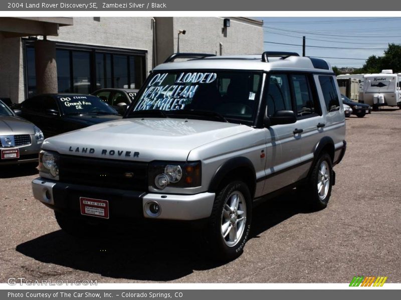 Zambezi Silver / Black 2004 Land Rover Discovery SE