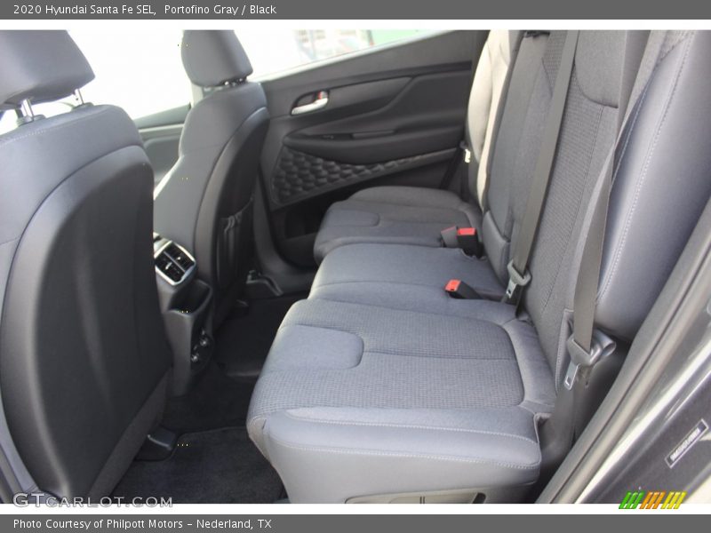 Portofino Gray / Black 2020 Hyundai Santa Fe SEL