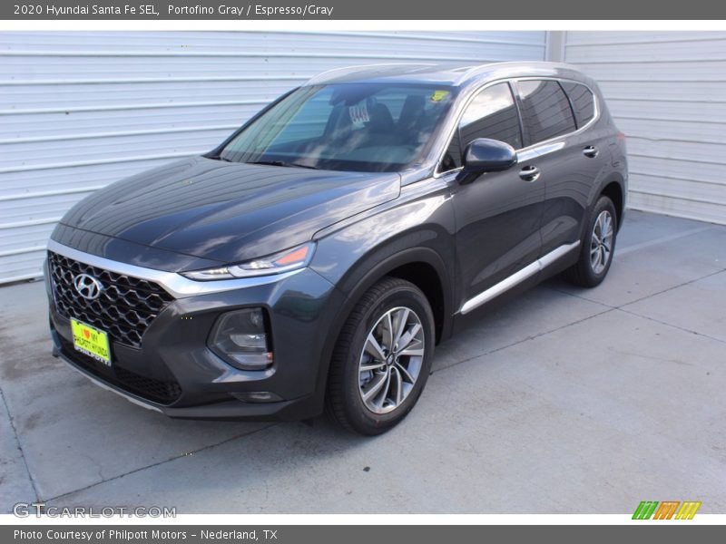 Front 3/4 View of 2020 Santa Fe SEL