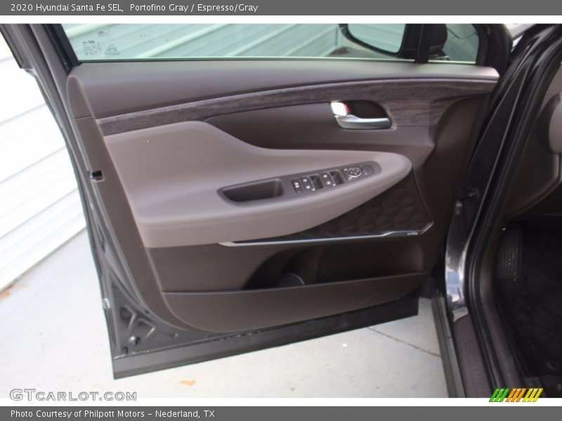 Portofino Gray / Espresso/Gray 2020 Hyundai Santa Fe SEL