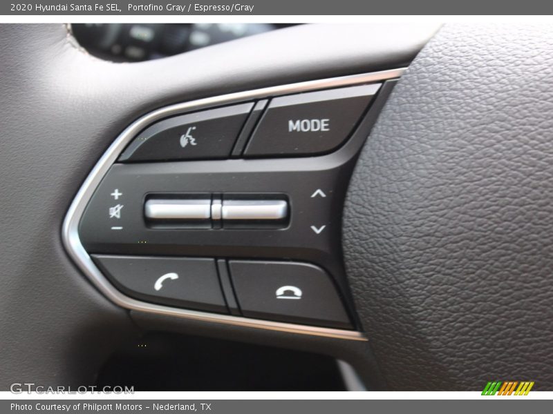 Portofino Gray / Espresso/Gray 2020 Hyundai Santa Fe SEL