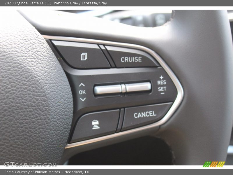 Portofino Gray / Espresso/Gray 2020 Hyundai Santa Fe SEL