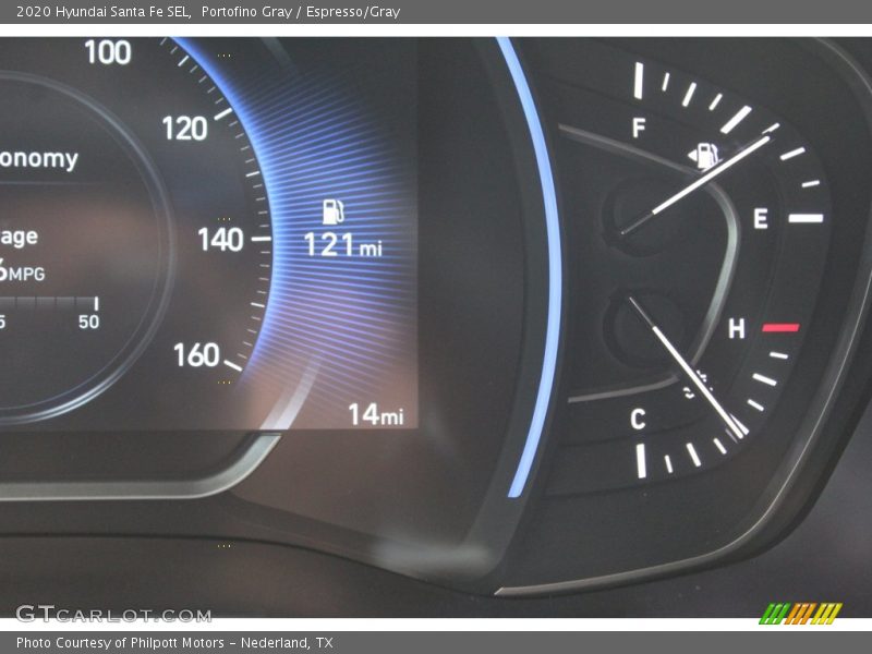 Portofino Gray / Espresso/Gray 2020 Hyundai Santa Fe SEL