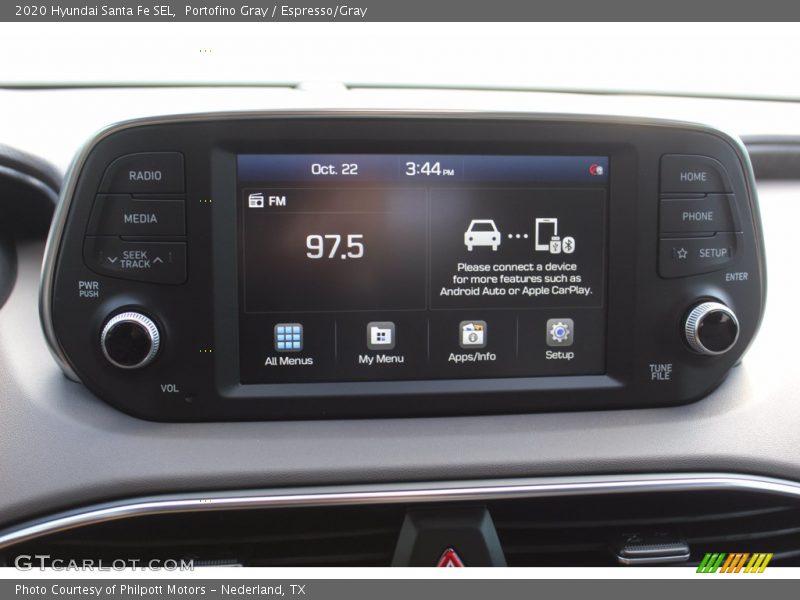 Portofino Gray / Espresso/Gray 2020 Hyundai Santa Fe SEL
