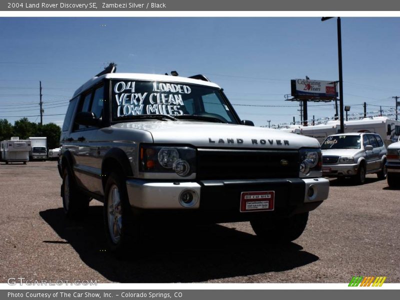 Zambezi Silver / Black 2004 Land Rover Discovery SE