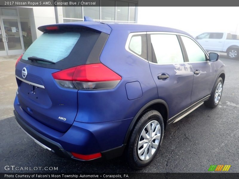 Caspian Blue / Charcoal 2017 Nissan Rogue S AWD