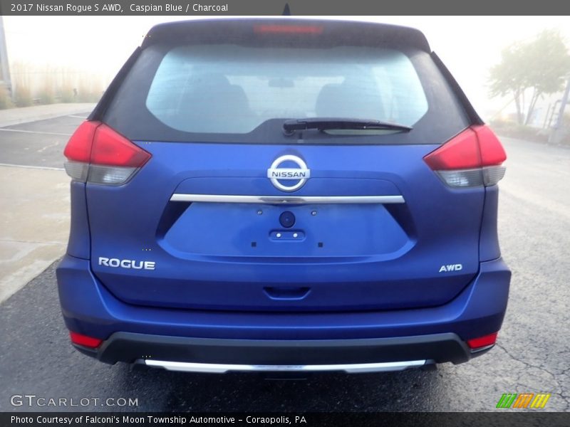 Caspian Blue / Charcoal 2017 Nissan Rogue S AWD