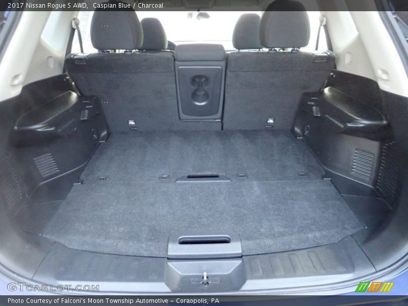 Caspian Blue / Charcoal 2017 Nissan Rogue S AWD