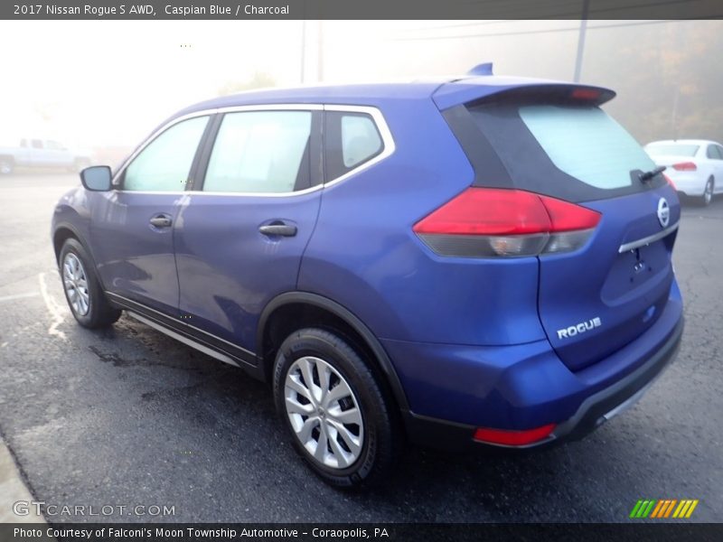 Caspian Blue / Charcoal 2017 Nissan Rogue S AWD