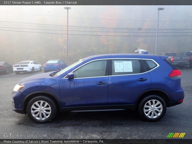 Caspian Blue / Charcoal 2017 Nissan Rogue S AWD