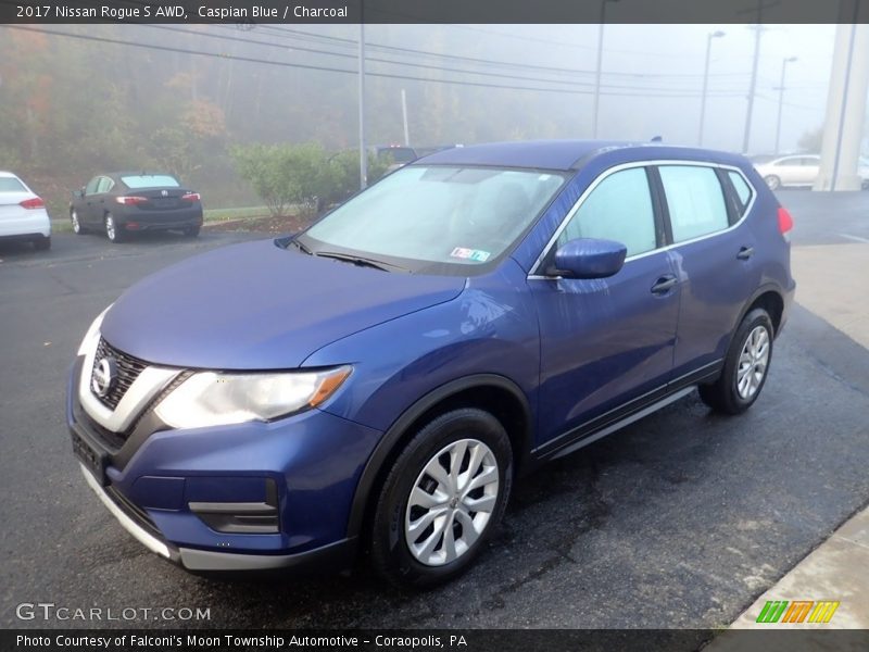 Caspian Blue / Charcoal 2017 Nissan Rogue S AWD