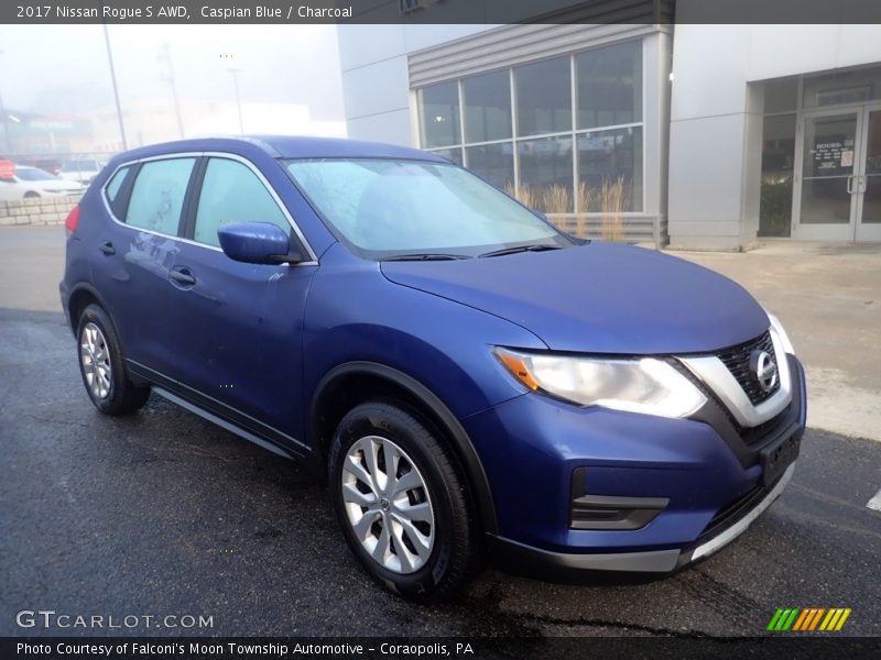 Caspian Blue / Charcoal 2017 Nissan Rogue S AWD