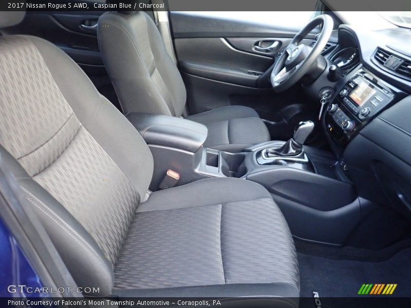Caspian Blue / Charcoal 2017 Nissan Rogue S AWD