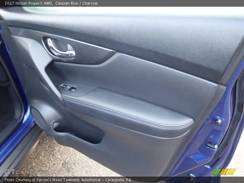 Caspian Blue / Charcoal 2017 Nissan Rogue S AWD