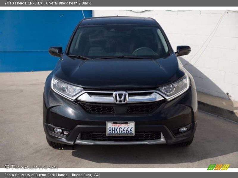 Crystal Black Pearl / Black 2018 Honda CR-V EX