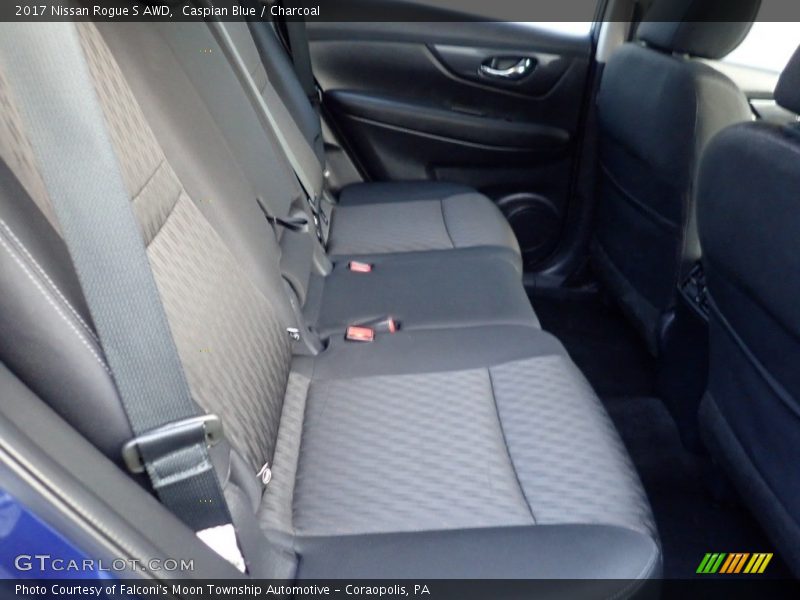 Caspian Blue / Charcoal 2017 Nissan Rogue S AWD