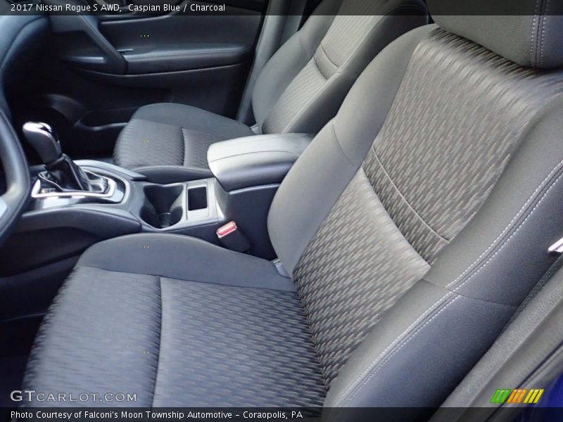 Caspian Blue / Charcoal 2017 Nissan Rogue S AWD