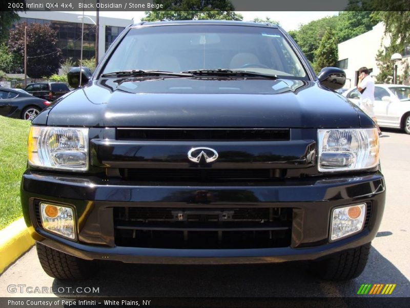 Black Obsidian / Stone Beige 2002 Infiniti QX4 4x4