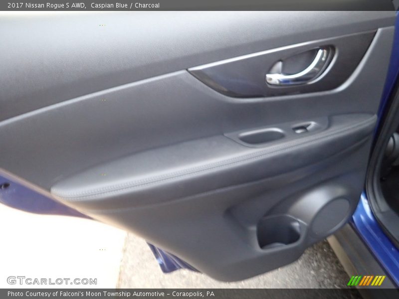 Caspian Blue / Charcoal 2017 Nissan Rogue S AWD