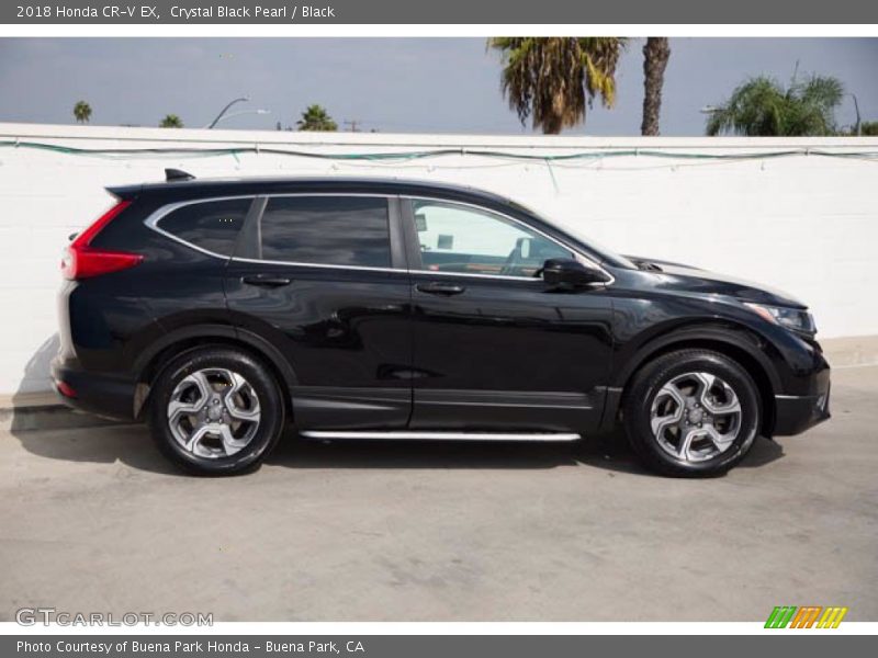 Crystal Black Pearl / Black 2018 Honda CR-V EX