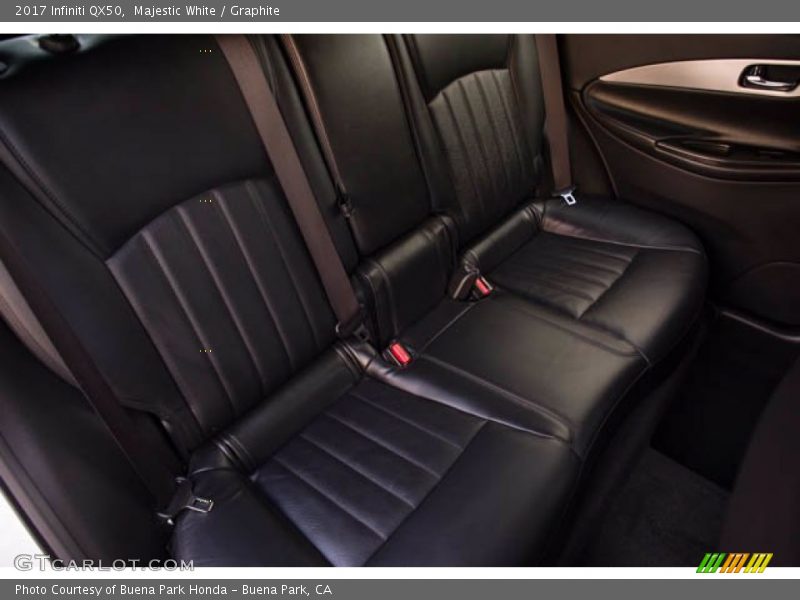 Rear Seat of 2017 QX50 