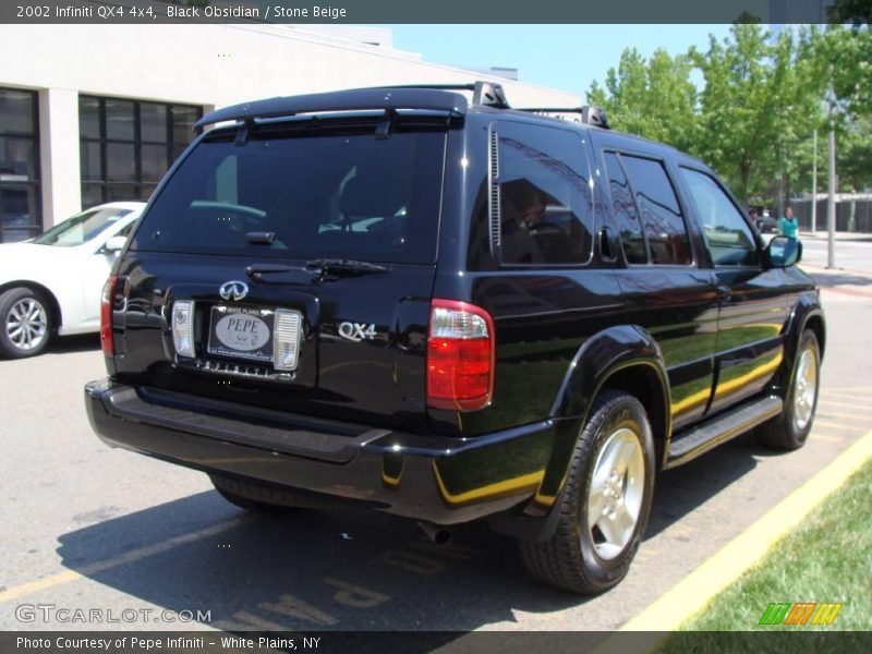 Black Obsidian / Stone Beige 2002 Infiniti QX4 4x4