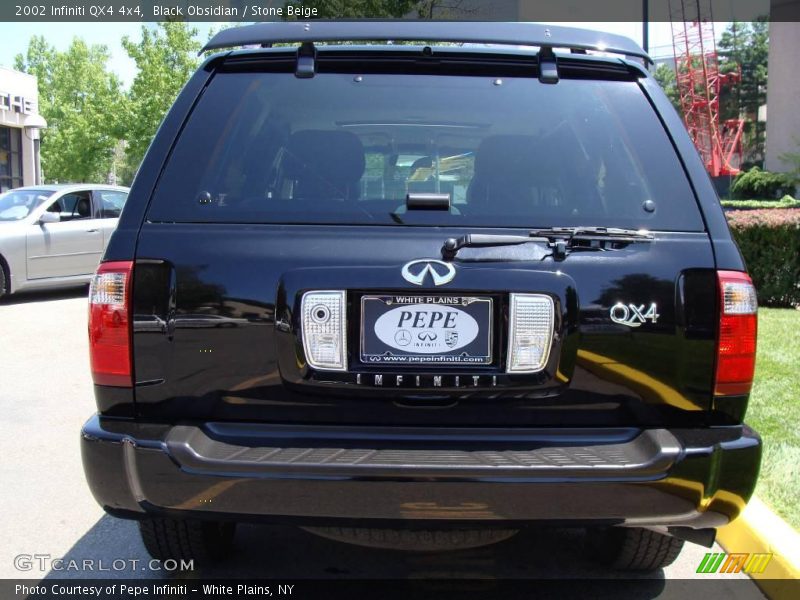Black Obsidian / Stone Beige 2002 Infiniti QX4 4x4
