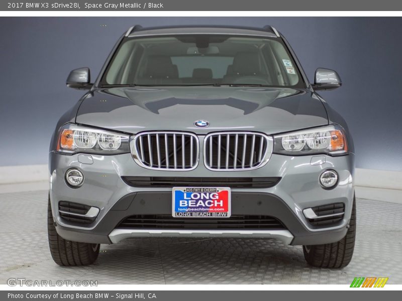 Space Gray Metallic / Black 2017 BMW X3 sDrive28i